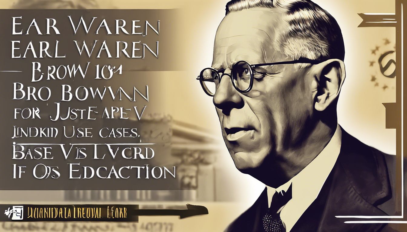 ⚖️ Earl Warren (1891-1974) - U.S. Chief Justice known for presiding over landmark cases such as Brown v. Board of Education.