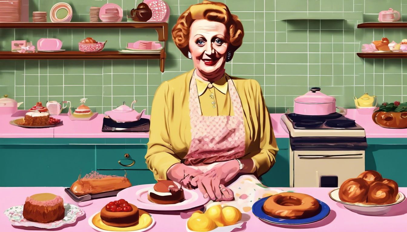 🍩 Fanny Cradock (1909) - British cooking show host who influenced the way post-war Britain cooked and presented food.