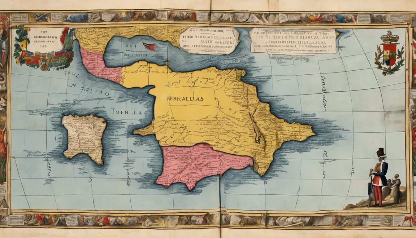 🇯🇲 Treaty of Tordesillas, Diplomatic Accord, 'The Treaty of Tordesillas was signed by Spain and Portugal, dividing the newly discovered lands outside Europe between the two countries along a meridian 370 leagues west of the Cape Verde islands.'