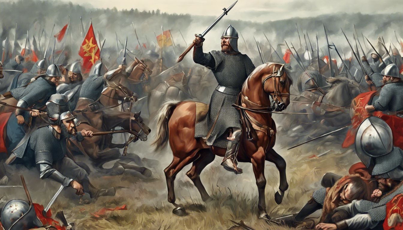 🇨🇿 Ottokar II of Bohemia, Battle of Marchfeld, His death in battle ended his ambitious expansion in Central Europe, significantly influencing the region's political landscape.