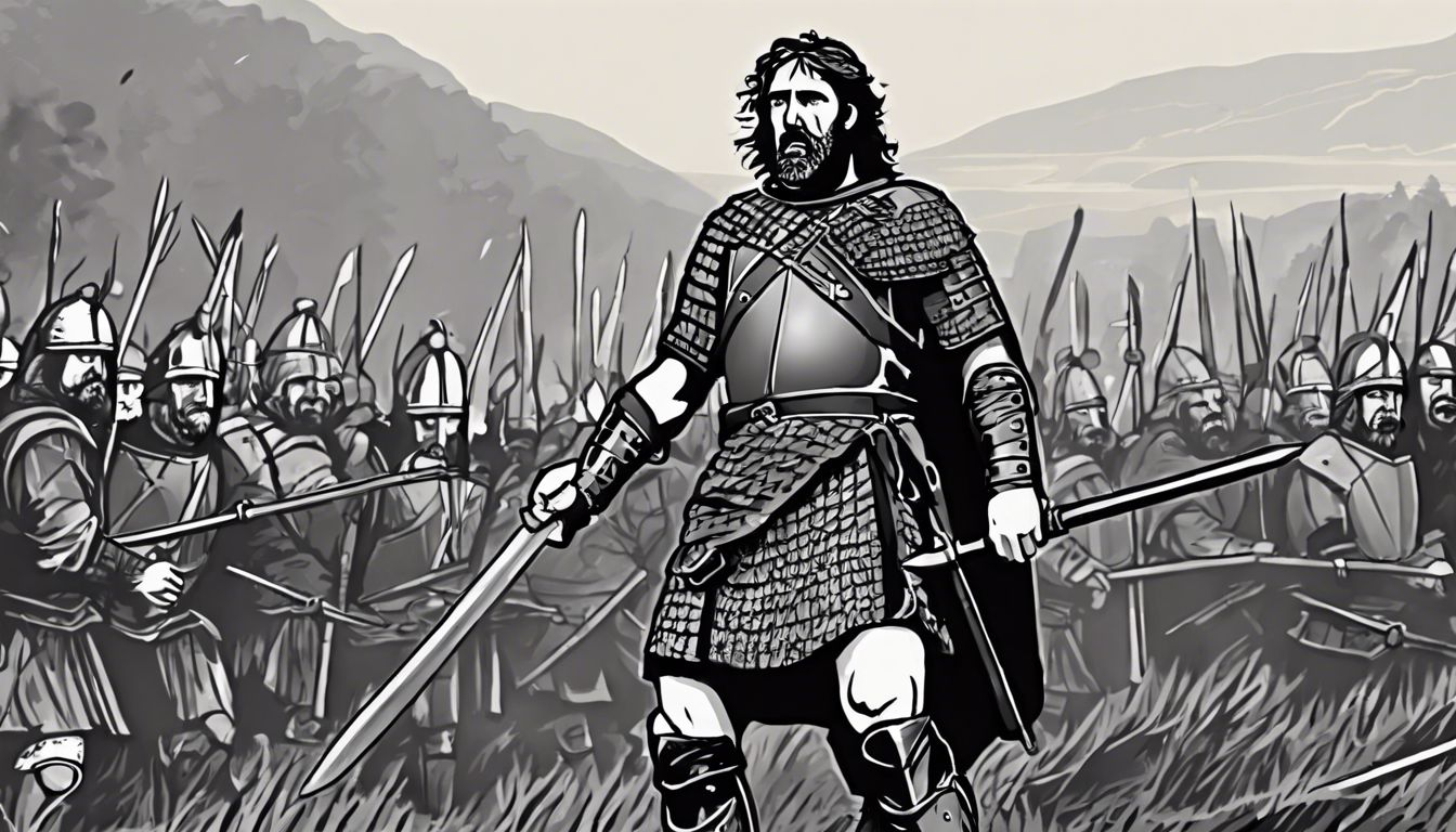 🇬🇧 William Wallace, Battle of Falkirk, Despite his defeat, Wallace’s leadership became a symbol of resistance and a pivotal figure in Scottish history.