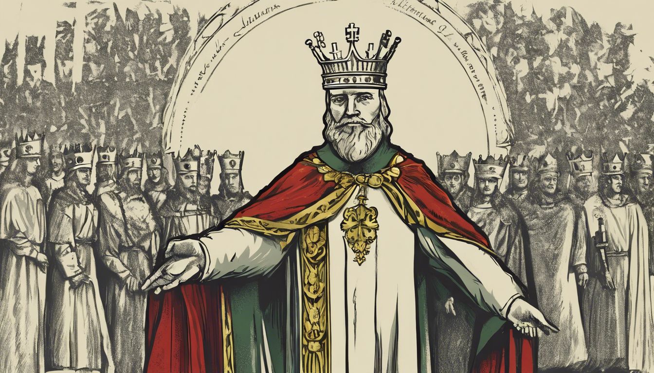 🇱🇹 Mindaugas, Crowning as the first King of Lithuania, His coronation marked the official establishment of the Lithuanian state, pivotal in its historical and national development.