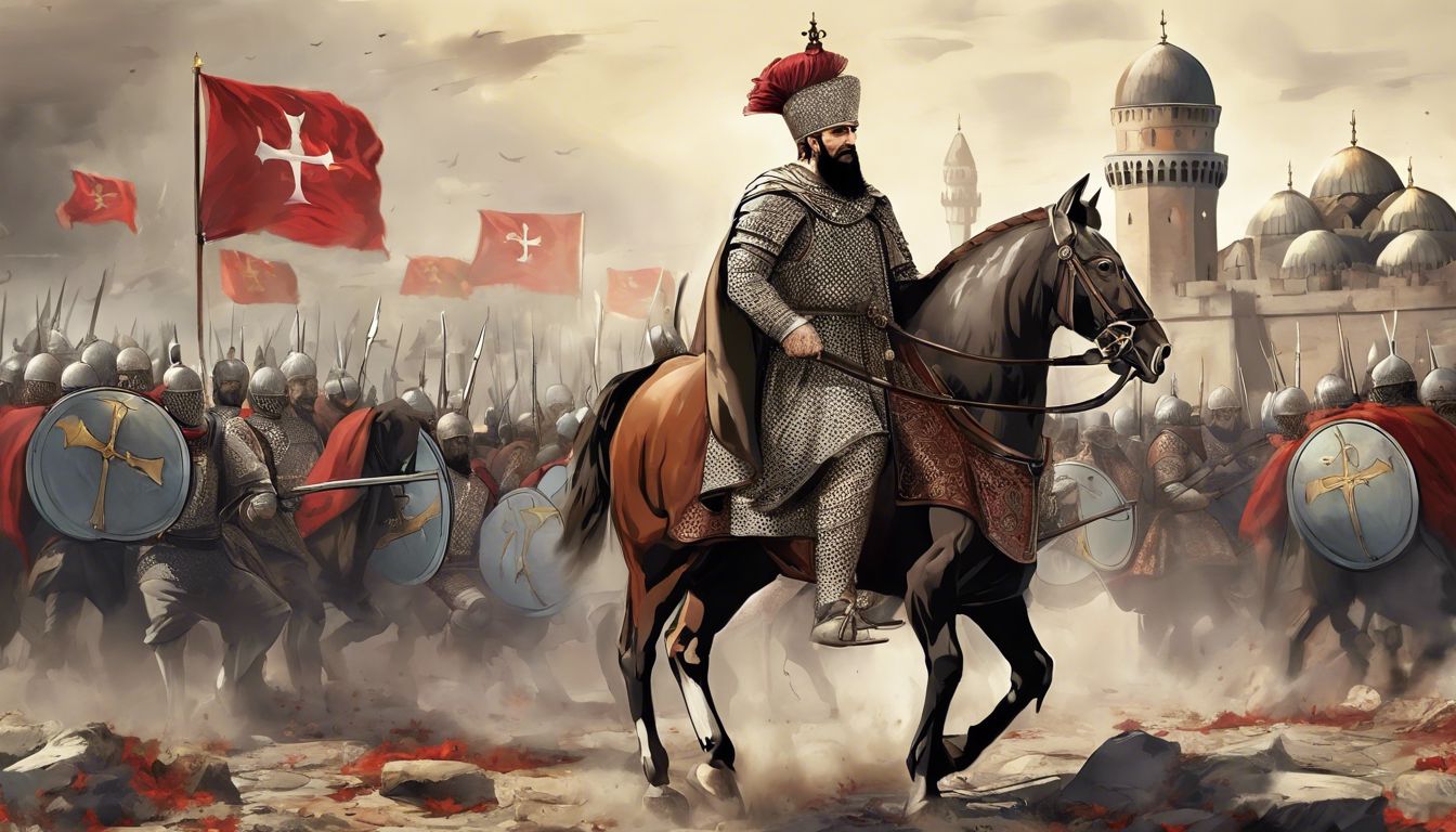 🇹🇷 Mehmed the Conqueror, Fall of Constantinople, 'Mehmed II, Sultan of the Ottoman Empire, conquered Constantinople, marking the end of the Byzantine Empire and reshaping the medieval world.'