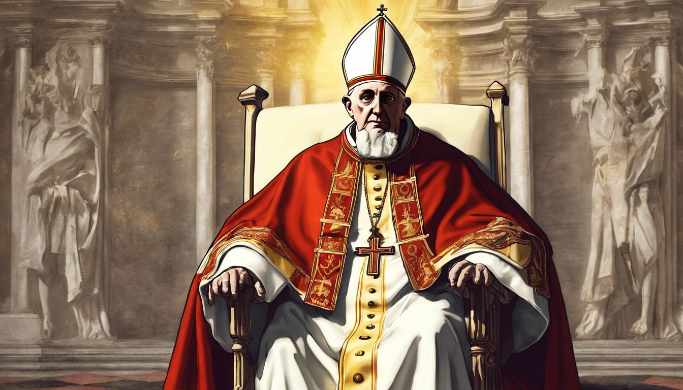 🇻🇦 Pope Boniface VIII, Beginning his papacy, His tenure was marked by ambitious claims to authority over both spiritual and temporal rulers, influencing the political landscape of Europe.