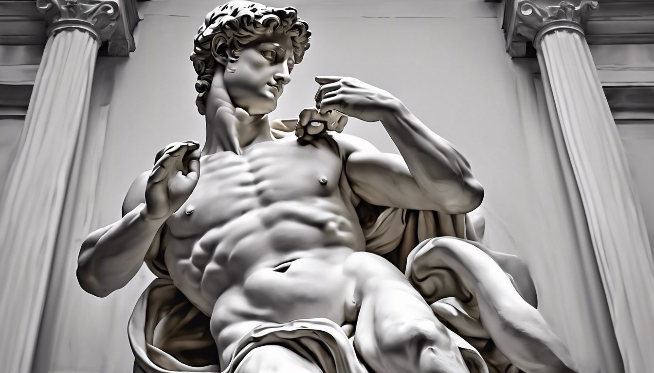 🇮🇹 Michelangelo, Creation of David, Michelangelo completed his masterpiece, the statue of David, symbolizing the beauty of the Renaissance and influencing art for centuries.